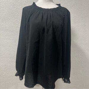 Grace Karen Elegant Black Women's Top